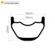 27.5er / 29er Carbon 35x25mm inner Width 29mm Tubeless Hookless MTB Rim,E-Bike Rim